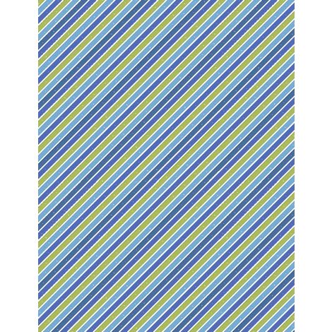 AlphaBots - Diagonal Stripe - Blue/Green