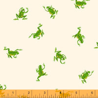 Heather Ross 20th Anniversary - Frogs - White